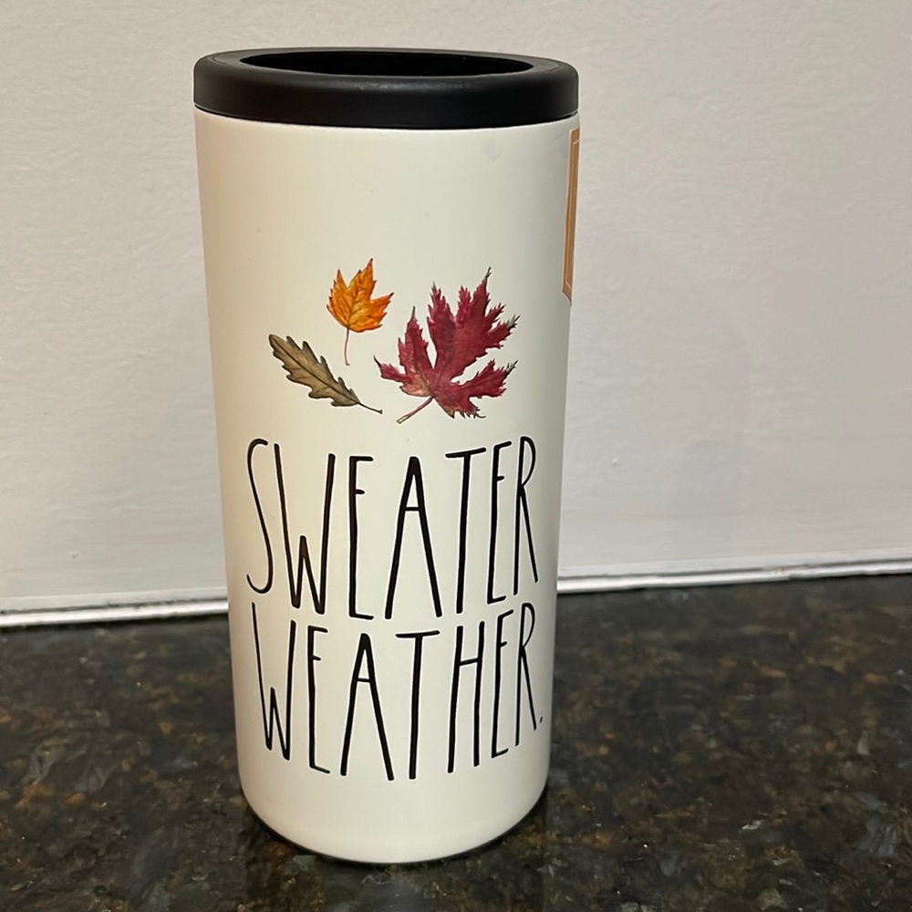 Rae Dunn - SWEATER WEATHER - slim can cooler